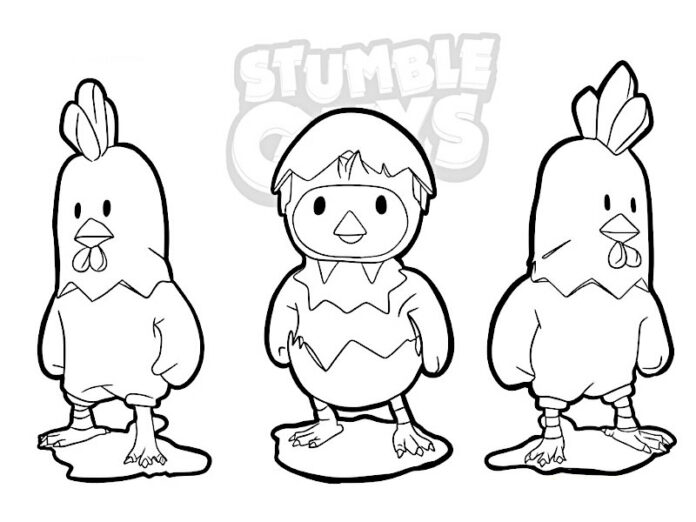 Stumble Guys Para Colorir Desenhos Para Imprimir