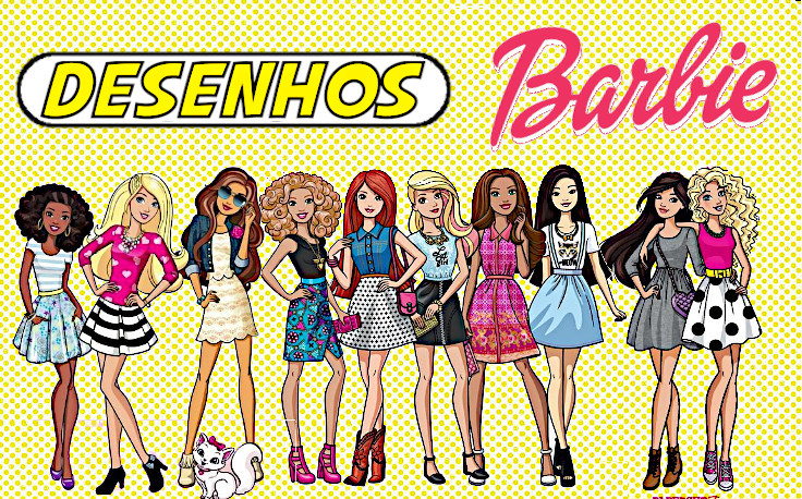 Barbie Para Colorir, Desenhos Barbie Para Imprimir e Colorir