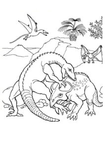 desenhos de dinossauros para colorir