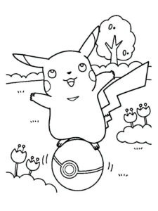 desenhos para colorir pikachu