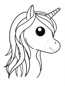desenhos para colorir unicornio