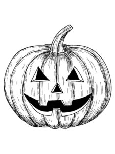 abobora halloween desenho
