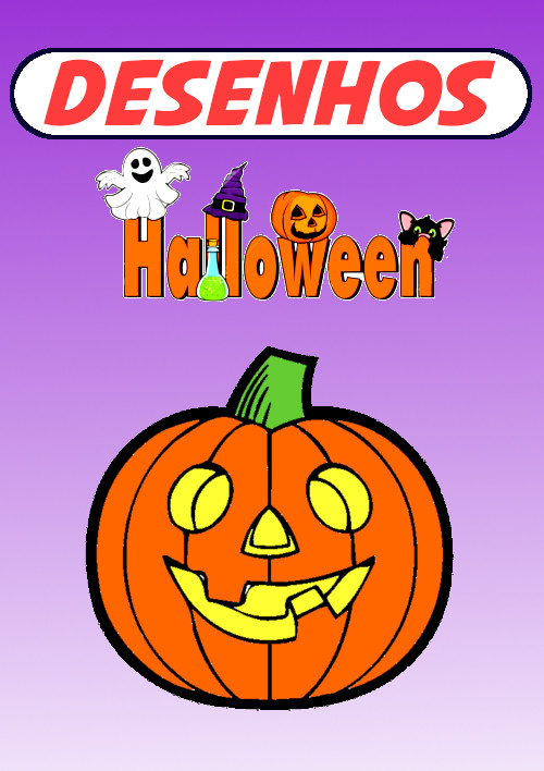 Desenhos de Abóbora de Halloween para colorir - Bora Colorir