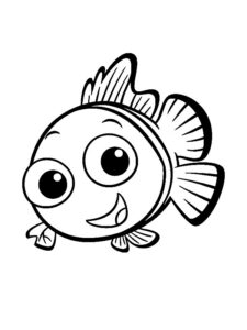 desenho de peixe para colorir