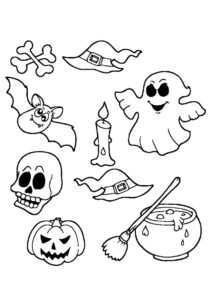 desenho de halloween