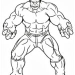 76 desenhos do Hulk para colorir