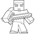 Minecraft para Colorir : 20 desenhos para imprimir