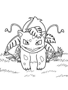 bubasauro pokemon para colorir