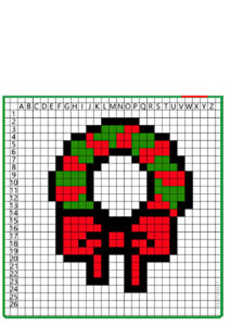 desenho pixel art natal