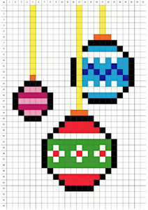 desenho pixel art natal