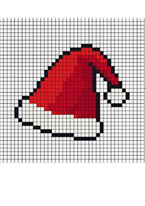 natal pixel art