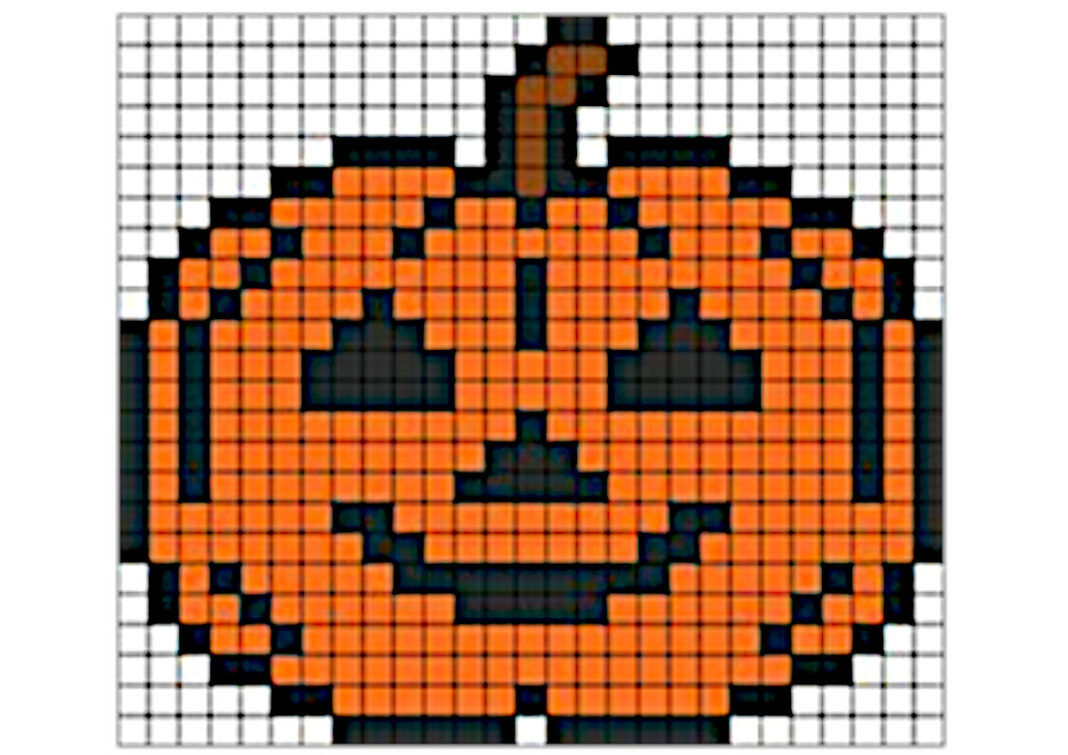 pixel art halloween