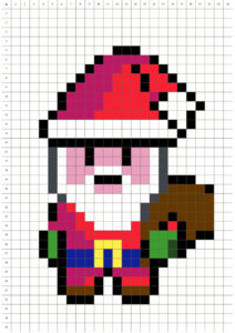 pixel art natal