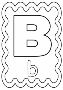 desenho com a letra b