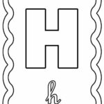 letra h para colorir