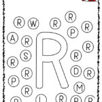 letra r para colorir