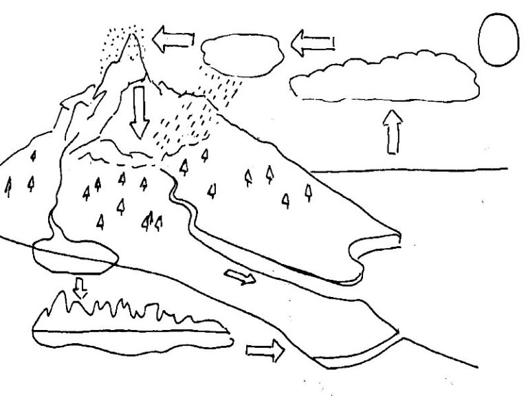 Ciclo Da Agua Desenho Para Imprimir 8216