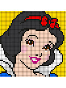 pixel art disney