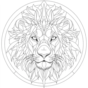 desenho mandala animais colorir