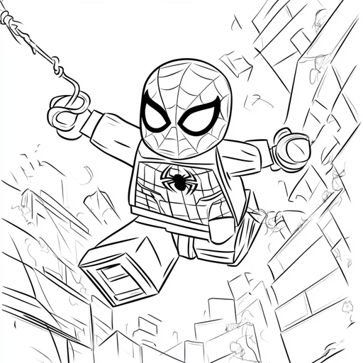 desenho para colorir do lego