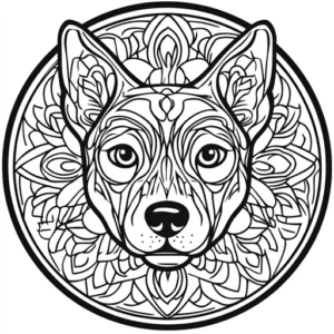 desenhos para colorir de mandalas de animais