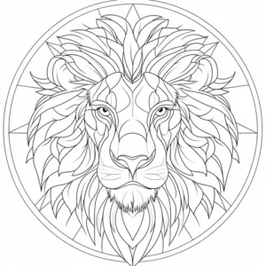 mandala de animais para colorir