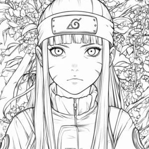 desenho da hinata