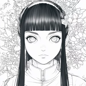 desenho da hinata