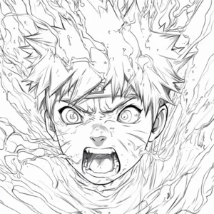 desenho para colorir do naruto