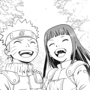 desenho para colorir hinata