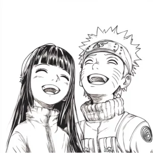 desenhos para colorir hinata