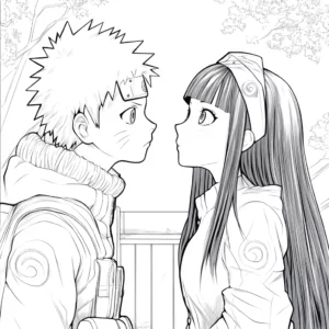 desenhos para colorir hinata