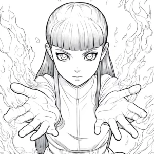 hinata desenho