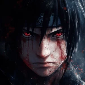 desenho do sasuke